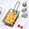 Кухонная корзина для картофеля фри, ведерко для закусок, корзина для хранения жареной курицы и чипсов, корзины для жарки еды, сетчатый фильтр для масла, 3 стиля, контейнер для посуды