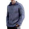 Men's  Fashion  Knitting  Pullover  Long Sleeves  Loose  Flip Collar  Sweater