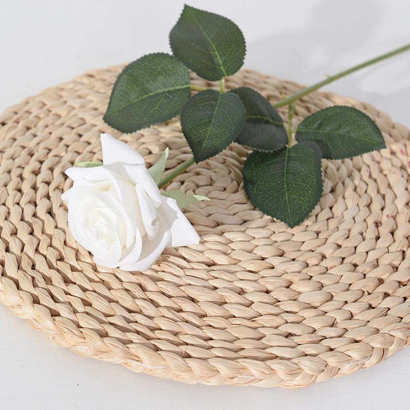 Rose Silk Flower Faux Moisturizing Decor For Home And Wedding Arrangements