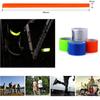 5pcs Reflective Night Safety Slap Wrap Band Ankle Leg Wrist Arm Cycling Jogging