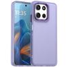 Противоударный чехол конфетного цвета для Motorola Moto G56 Матовый ПК Прозрачная задняя крышка Чехол для Moto G56 G66j G66y G86 Чехол для Moto G56