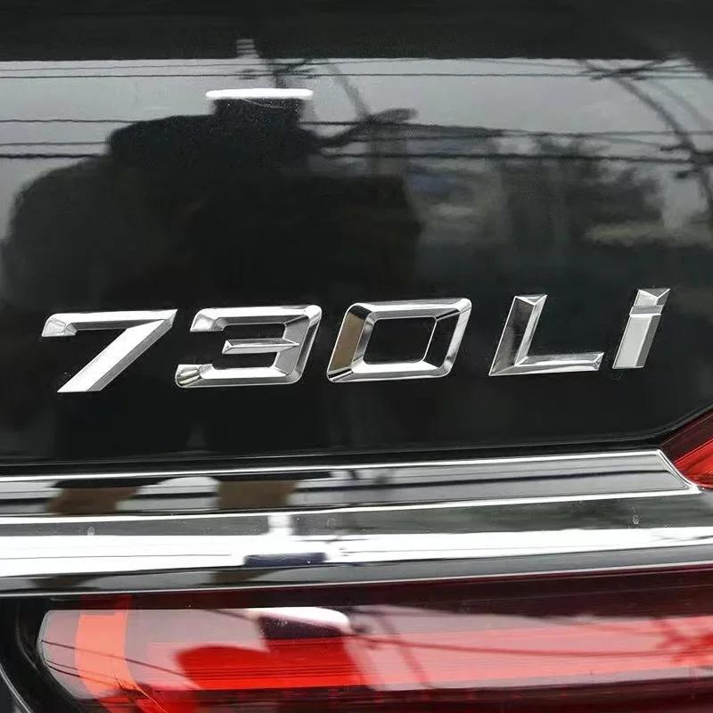 3D ABS 730Li 740Li 745Li 750Li 760Li Значки-буквы на багажник автомобиля Наклейки Шильдик Эмблема Наклейка для 7 серии G11 G12 E38 E65 E66 F01