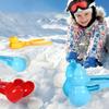 Зимний набор игрушек для снега, Homezo Инструмент для лепки снежков, Снеголеп, Инструмент для лепки снежков, Игрушки для игры в снежки для детей, с ручкой