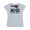 AC/DC Womens/Ladies Back In Black Logo Cotton T-Shirt