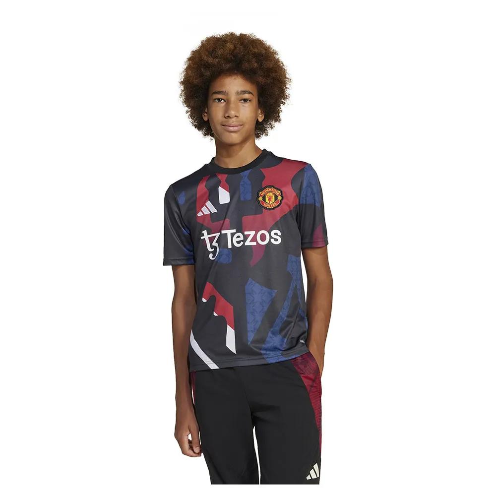 Adidas Maillot d'échauffement Manchester United T-Shirt 100% recycled polyester