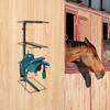 4-tier Steel Saddle Rack,Black Wall Mounted Saddle Rack 58.5*32*118cm for Horse Tack Room Stable