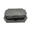 Modern Wood & Leather Jewelry Storage Box - Minimalist Decor for Home, Hotel, or Club