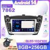 Автомагнитола для Hyundai Tucson 2 LM IX35 2009-2015 7 дюймов 8+256 Android Auto Carplay GPS-навигация Мультимедийная стереосистема Без 2din DVD