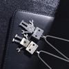 Punk Hip Hop Stainless Steel Metal Pendant Choker Robot Necklace Man Necklace Birthday Present