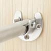 2pcs Heavy Duty Stainless Steel Rod Sleeve for Wardrobe Bracket, Flange Rod Bracket for Closet Rod End Support