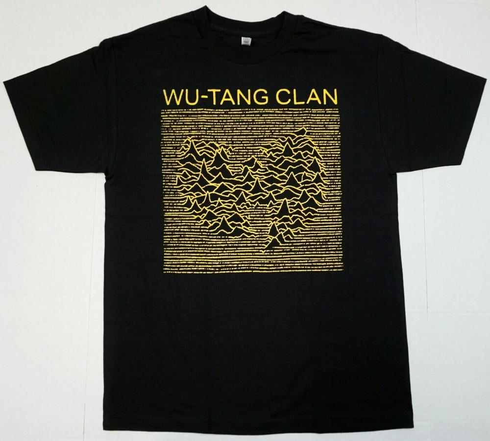 Футболка WU TANG CLAN WAVES Gza Rza ODB Хип-Хоп Рэп Футболка Мужская 100% Хлопок Новая Унисекс Футболка