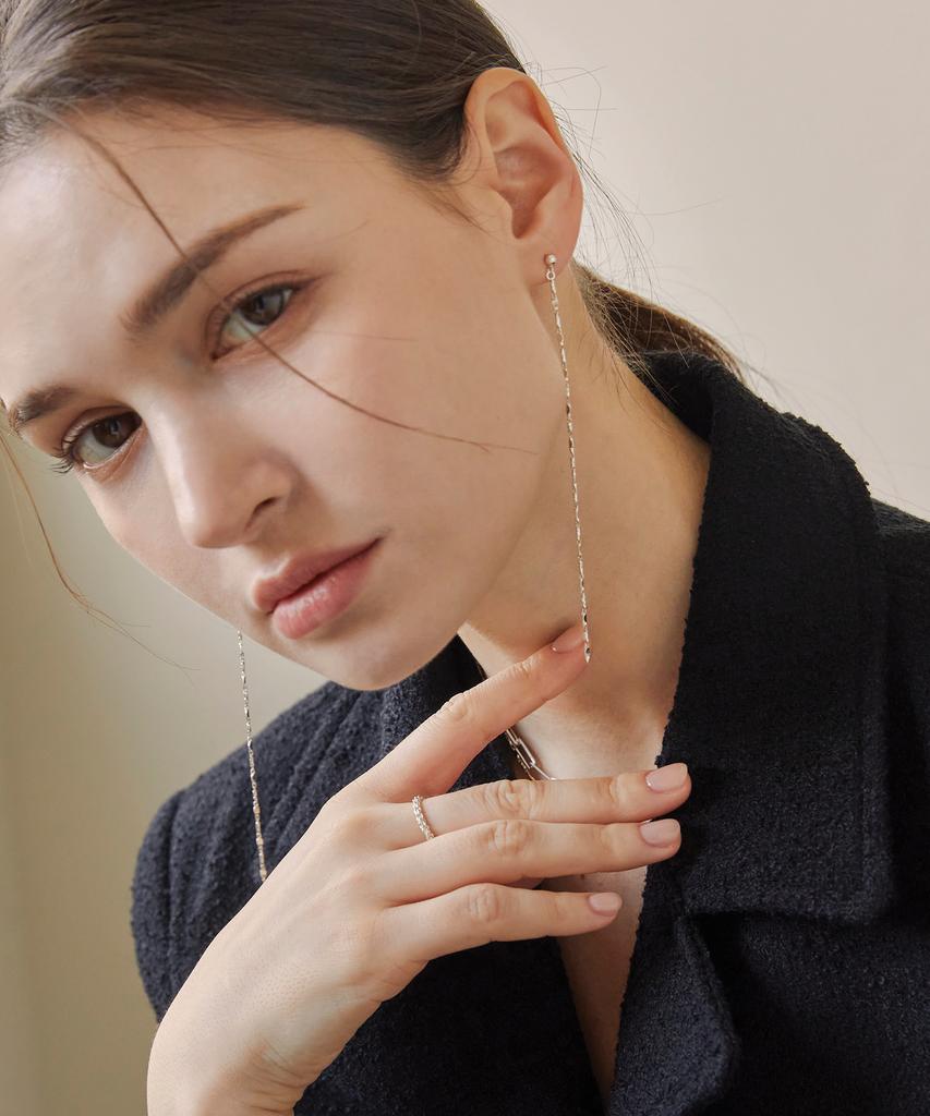 Серьга Dmoment Li Drop из стерлингового серебра 925 пробы