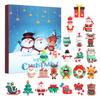 2025 Christmas Advent Calendar 24 Days Countdown Calendar with 24 Pcs Collectible Figures Classic Christmas Dolls Set Holiday Gifts for Boys Girls