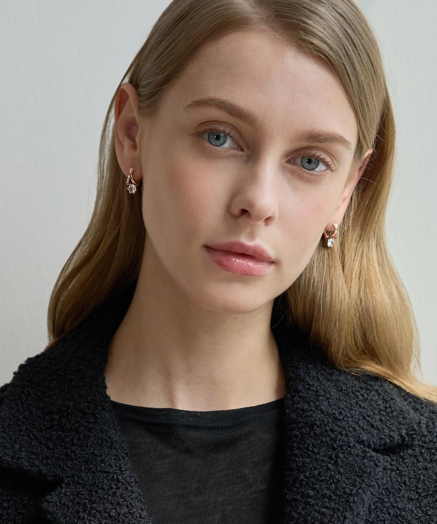 Ellejewelry Серьги 14K Gf Shine Elgpee461