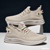 Large Size Casual Shoes Men's Fly-woven Mesh Breathable Sports Lightweight Running Shoes Labor Insurance Work Men's Shoes