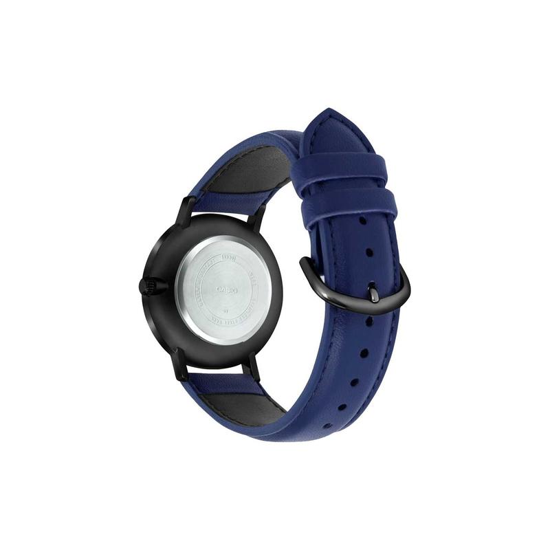 Casio Серия CASIOSTANDARD Классическая Простая Изысканная Модная Водонепроницаемая Кварцевый Механизм Кожаный Ремешок из Нержавеющей Стали Японский и Корейский MTP-VT01BL-2B