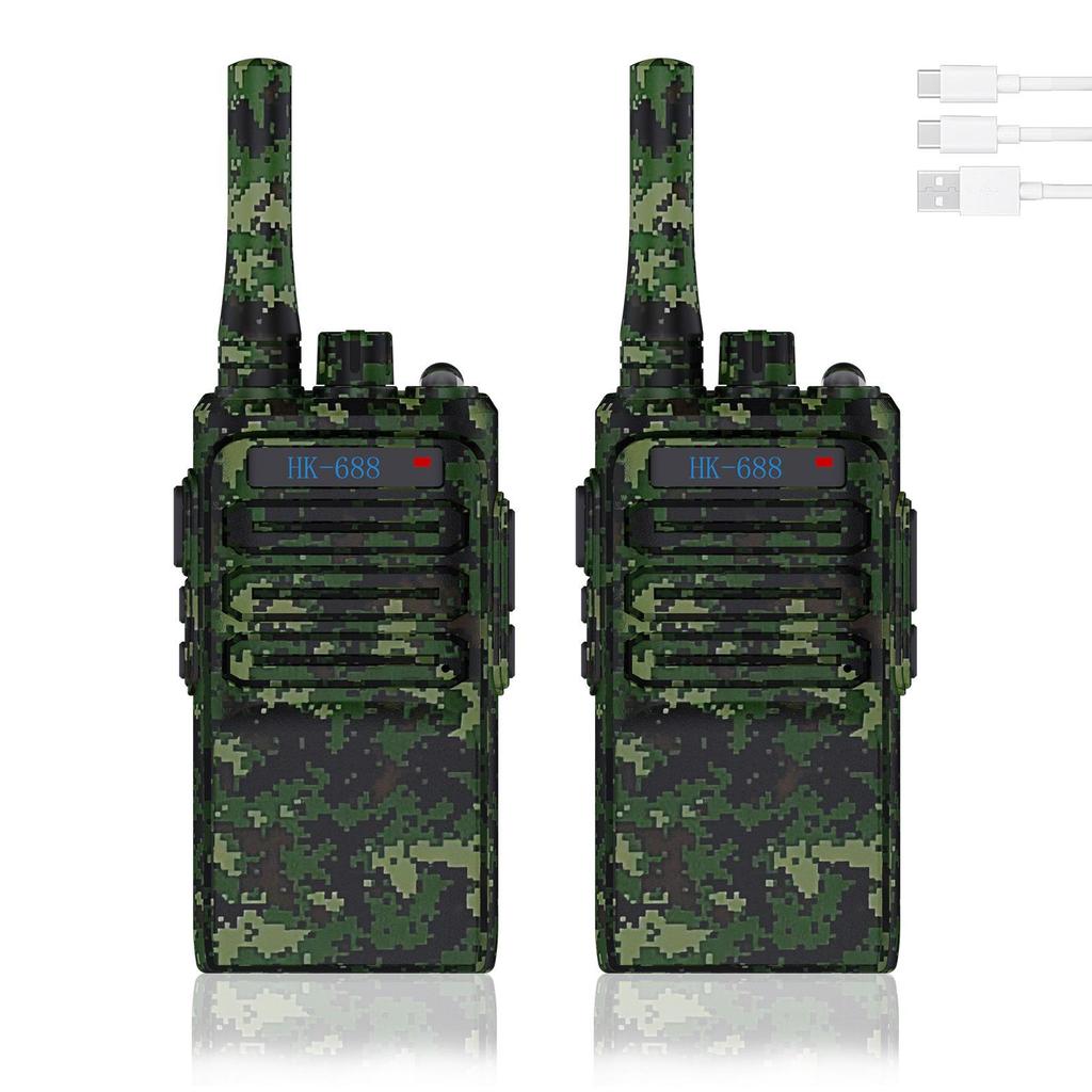 Children's Walkie-Talkie: Cartoon Handheld Two-Way Radio with Multiple Styles for 3km Range.
