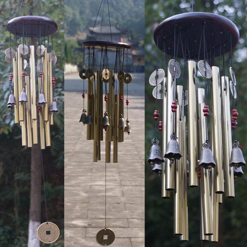 Garden Outdoor Living WindChimes Ancient Chinese Elements, Outdoor Decor for Home, Yard,