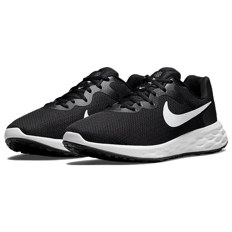 Nike Revolution 6 Extra Wide 'Черный Белый' Мужские DD8475-003