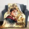 Custom Name "Harry Potter Magical Journey" blanket for Couch & Bed, Plush Cozy Fuzzy Blanket Super Soft & Warm Blankets for Fall and Winter. 0908102