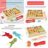 Развивающая деревянная игра «Рыбалка» для детей с магнитными рыбками, обучающий пазл для детей