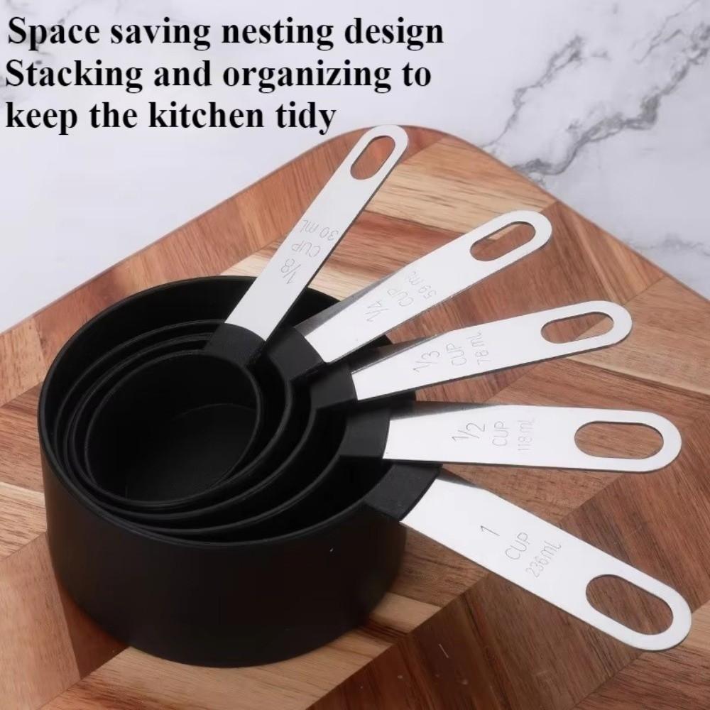 10PCS Plastic Measuring Spoons Set Stackable Measuring Cup and Spoon Set Baking Tool