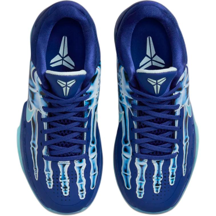 Nike Zoom Kobe 5 Нескользящие Износостойкие Низкие Детские Баскетбольные Кроссовки Синие Кроссовки HM9522-400