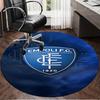 1PC Football Empoli Crest Round Rug for Livingroom,Bedroom, Palyroom, Chair Rug, Area rug, Circle Carpet, Large Size Fan Christmas gift