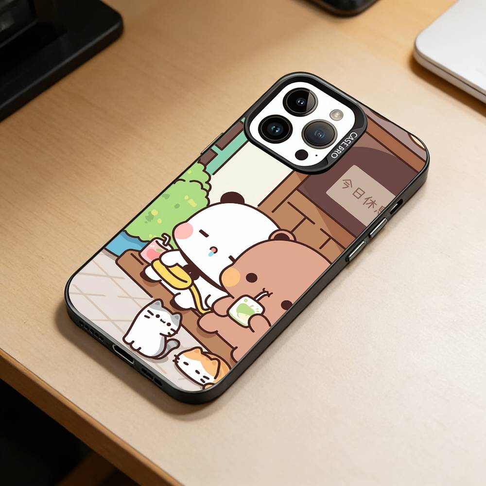 Милый Чехол для Телефона BuBu-DuDu Du Для iPhone 17,16,15,14,13,12,11 Plus,Pro Max,XS,Цветной Серебристый Черный Чехол