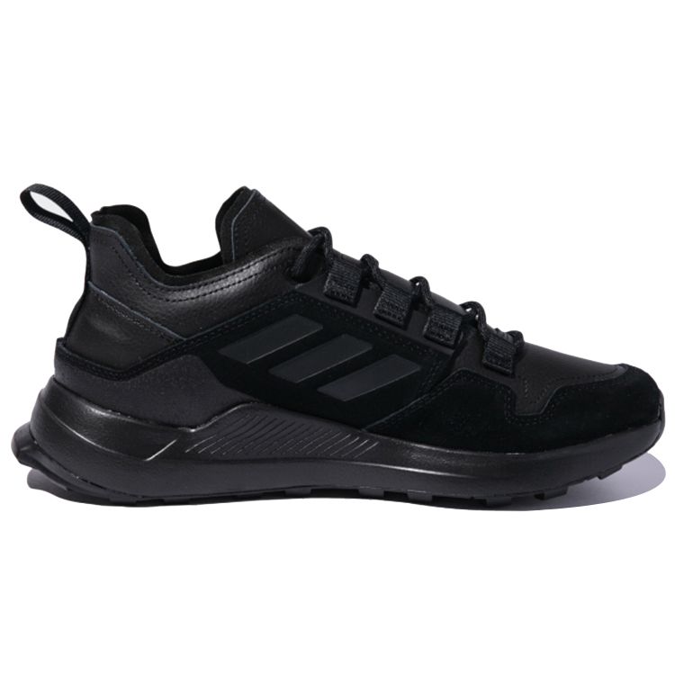 adidas Terrex Hikster Leather Low Black Grey Мужские кроссовки Core-Black Grey-Six FX4661