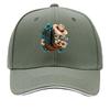 Western Cowboy Boots Hat Floral Design Sandwich Baseball Cap