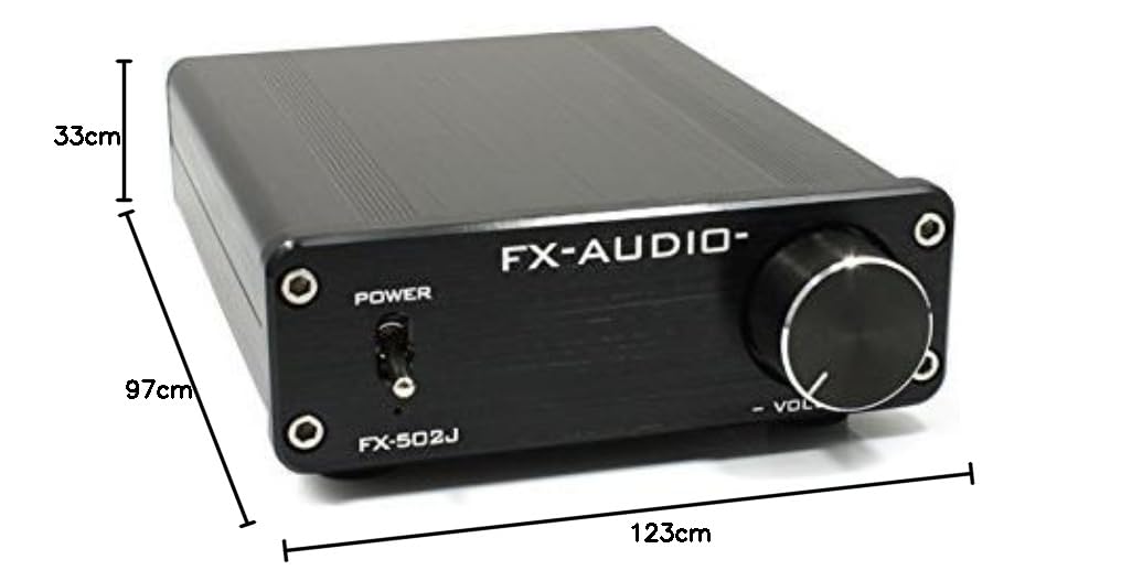 FX-AUDIO- FX-502J [Черный] Интегральный усилитель 50 Вт x 2 канала с TPA3116