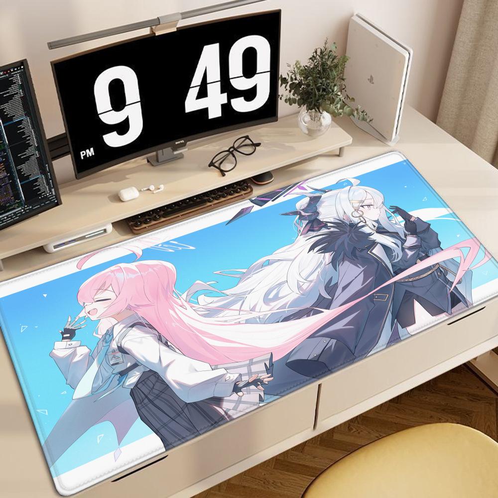 Takanashi Hoshino Game BBlue Archive Mouse Pad Nonslip Rubber Balance Computer Mat Decoracion Deskmat Laptop Office Large