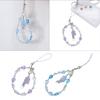 DIY Bead Phone Chain Charm Hone Pendant Bowknot Keychain Phone Charm Cute Pendant for Backpacks and Accessories