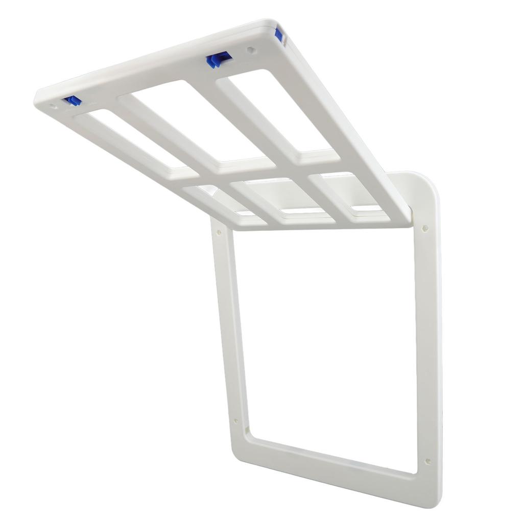 Дверца для собак из утолщенного ABS-пластика, отпугивающая комаров, с двойным магнитом, запираемая на замок, сетка для домашних животных с винтами