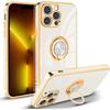 Protective Case - Fashion - for iPhone 13 Pro - Soft TPU - Anti-Scratch - Golden Edge