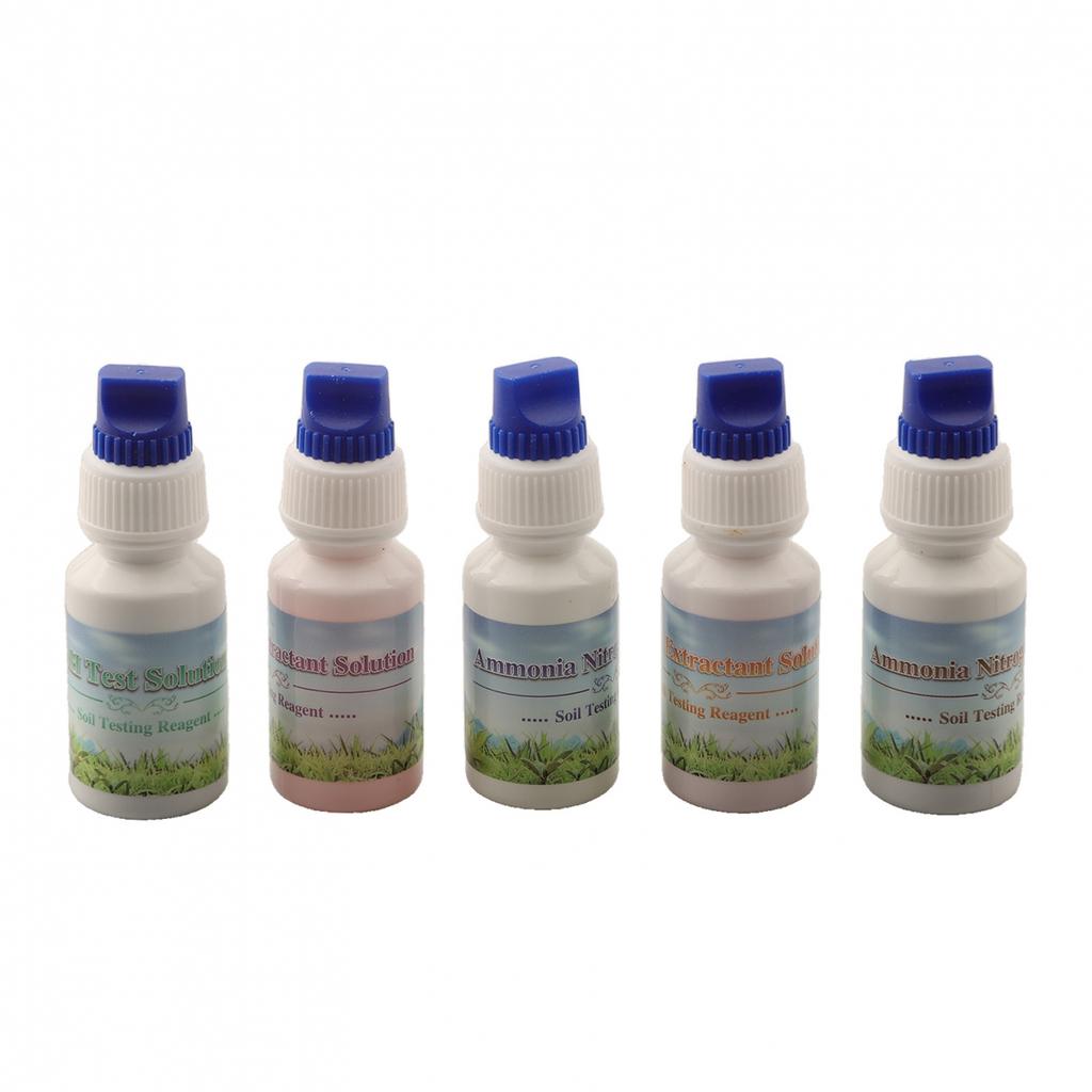 Набор для тестирования садоводства Раствор для измерения pH Набор для тестирования почвы Точный Легкий