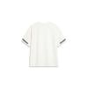 Li Ning X HZW Collaboration CF Su Series Color Block Loose Short Sleeve T Shirt Women Tops Off-White ATST772-2