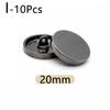 10pcs Shank Sewing Buttons Windbreaker Coat Shirt Button Metal Buttons Round Flat Shape