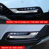 Для Honda Vezel HR-V E:HEV    ABS черный  Передний противотуманный фонарь Накладка на противотуманную фару Декорация бампера Стайлинг автомобиля