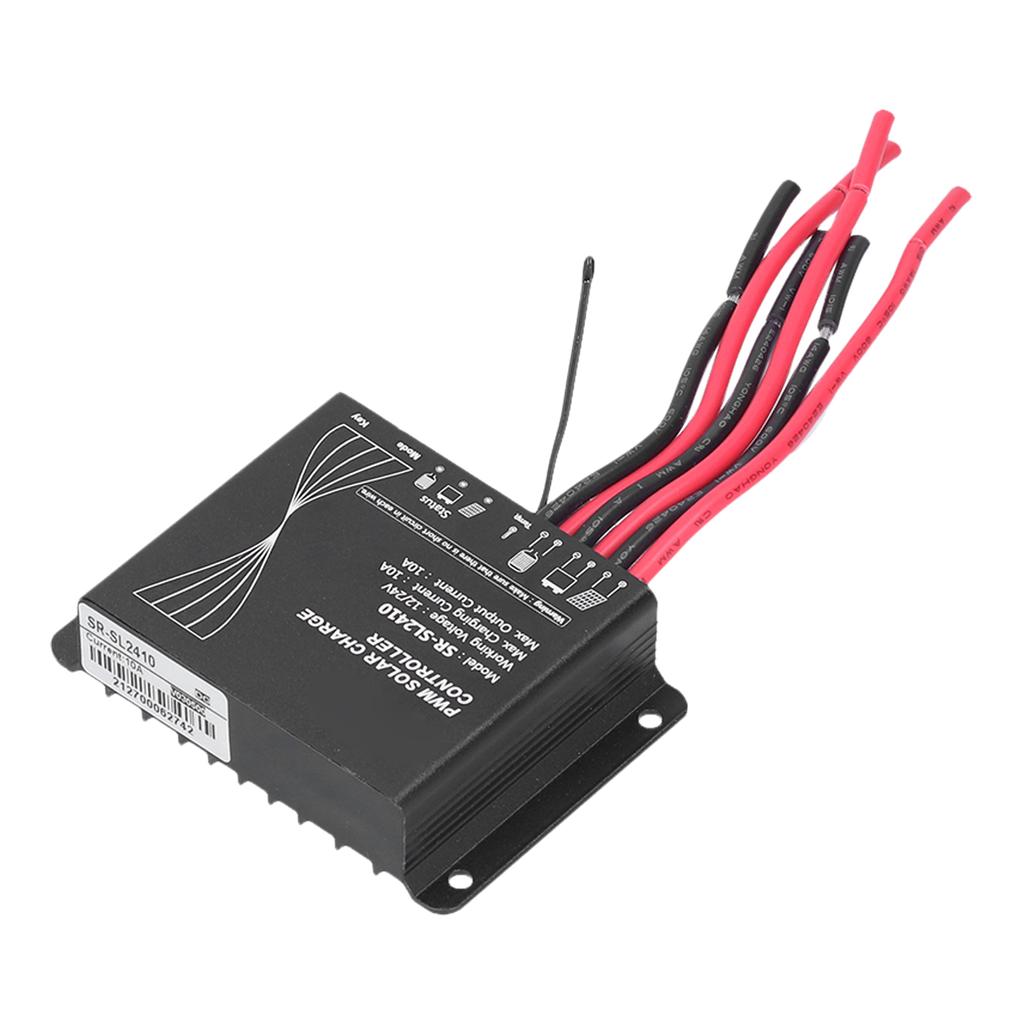 ШИМ Контроллер заряда солнечной батареи 10А Регулятор солнечной панели Водонепроницаемый Контроллер энергии для аксессуаров для автодома