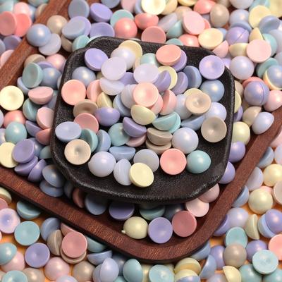 20 шт., 12 мм, цвет макарон, матовый, непористый, полукруглый патч, сделай сам, для ожерелья, браслета, кулона, изготовление ювелирных изделий