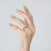 Cat Paw Print Ring Fantastic Cat Imprint Silver Color Simple Style Design Women's Rings Cute Women Party Gift Jewelry