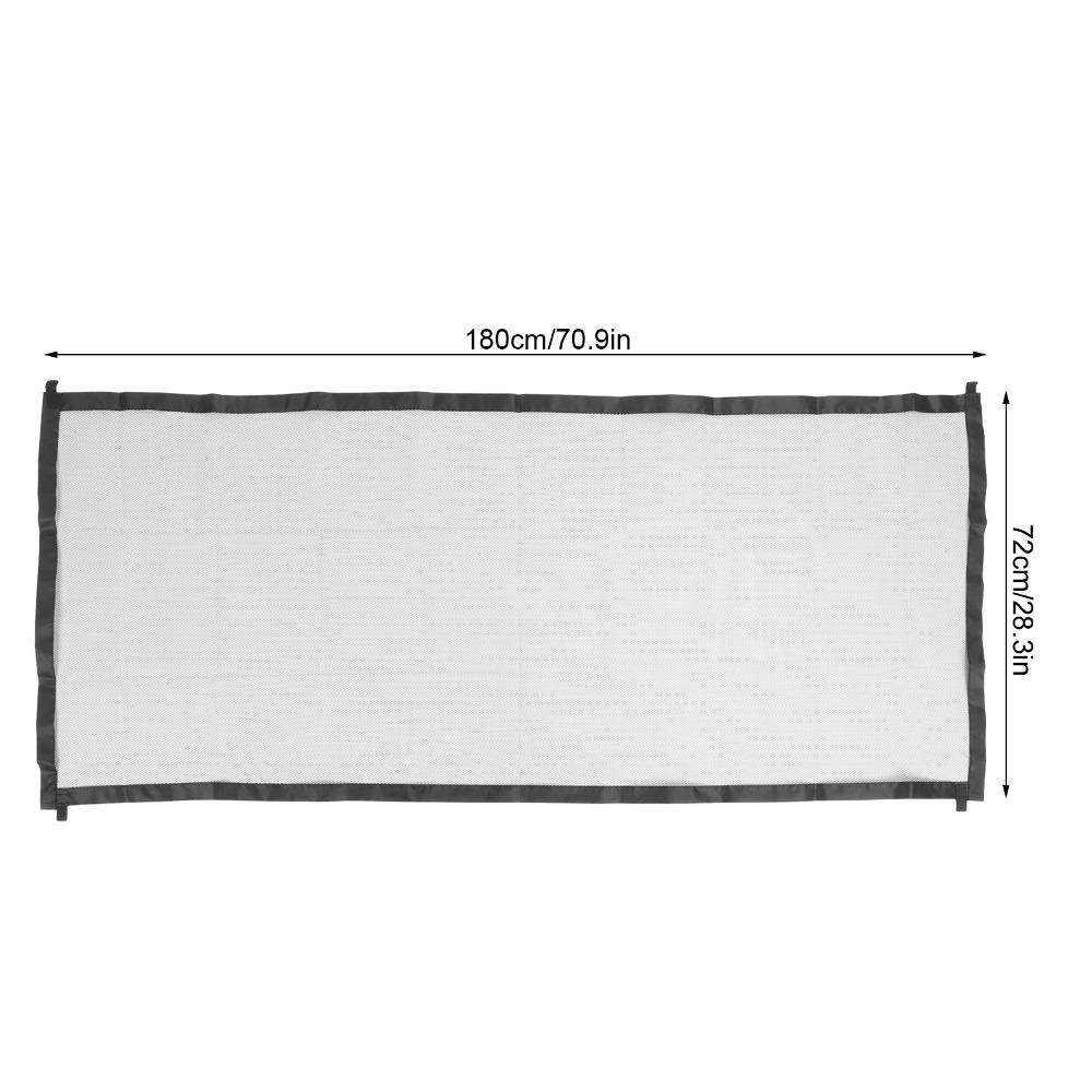 Punch Free Install Dog Safety Barrier Flexible Mesh Fabric No Drill Pet Gate Pet Safety Blocking