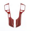 For TOYOTA 4Runner 4 Runner 2010-  CarbonFiber Steering Wheel Trim direction Control Button Frame Cover Styling Accessories