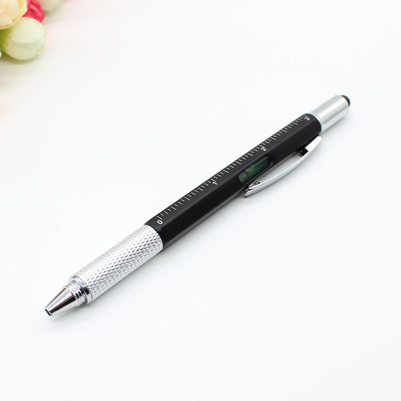 Многофункциональная шариковая ручка, уровень + штангенциркуль + отвертка. Многофункциональная шариковая ручка с емкостью.