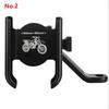 Aluminum Alloy Motorcycle Bike Phone Holder Bicycle Handlebar Moto Rearview Mirror Mobile Phone GPS Support Bracket