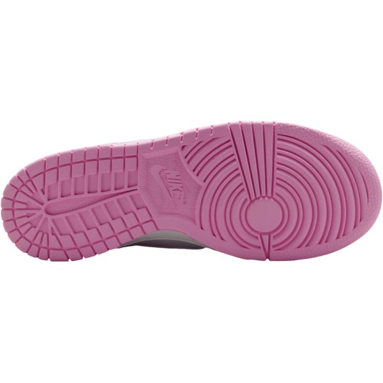 Nike Кроссовки Dunk Low GS Белый Белый Белый Розовый Rise Детские Кроссовки IU7766-125