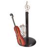 Paper Towel Holder Kitchen Countertop Iron Roll Dispenser Violin Shaped Stand Rack