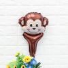 Supplies Tiger Lion Monkey Giraffe Cow Foil Balloon Safari Jungle Animal Head Kids Inflatable Toys